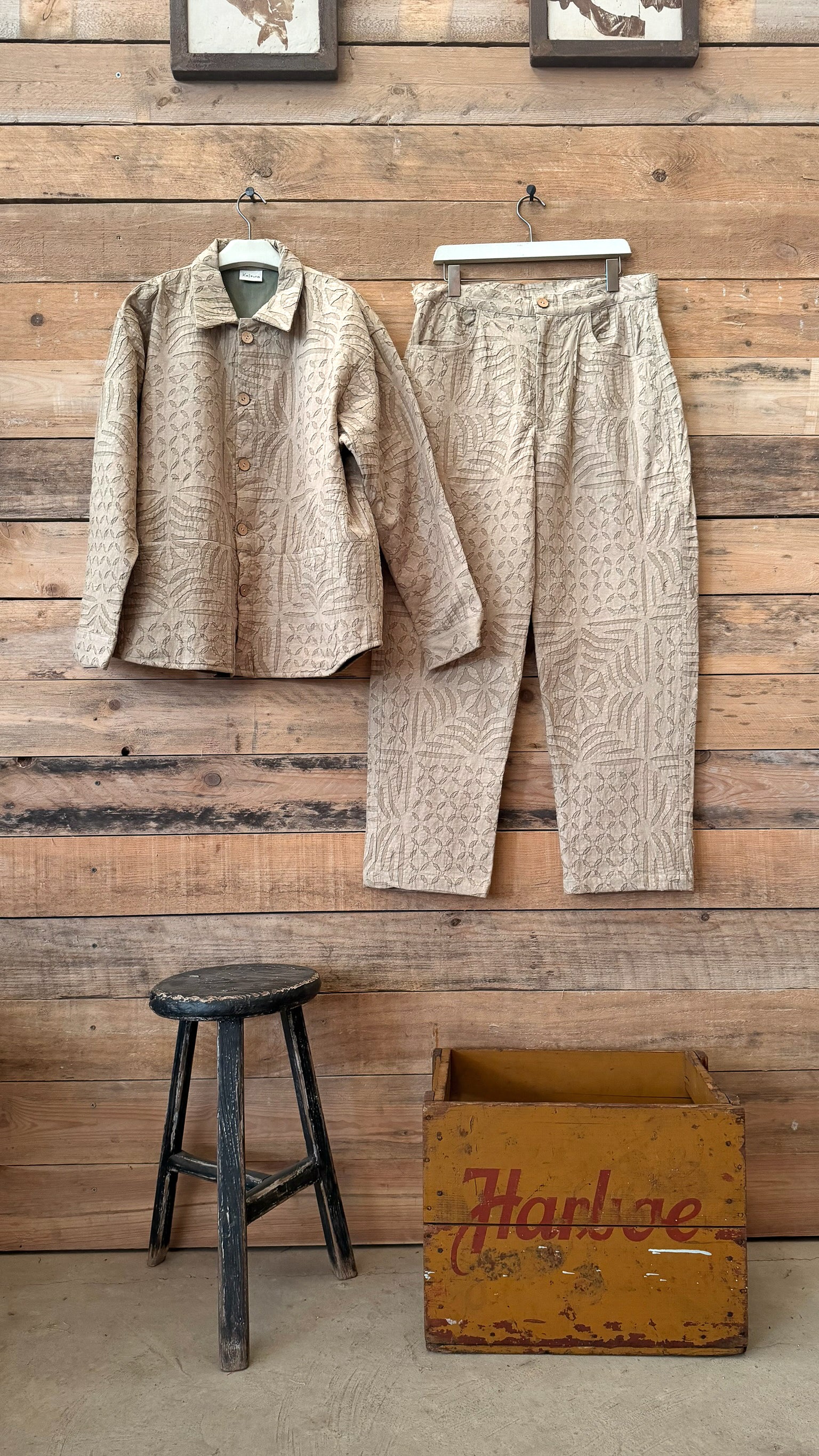 Applique cotton set