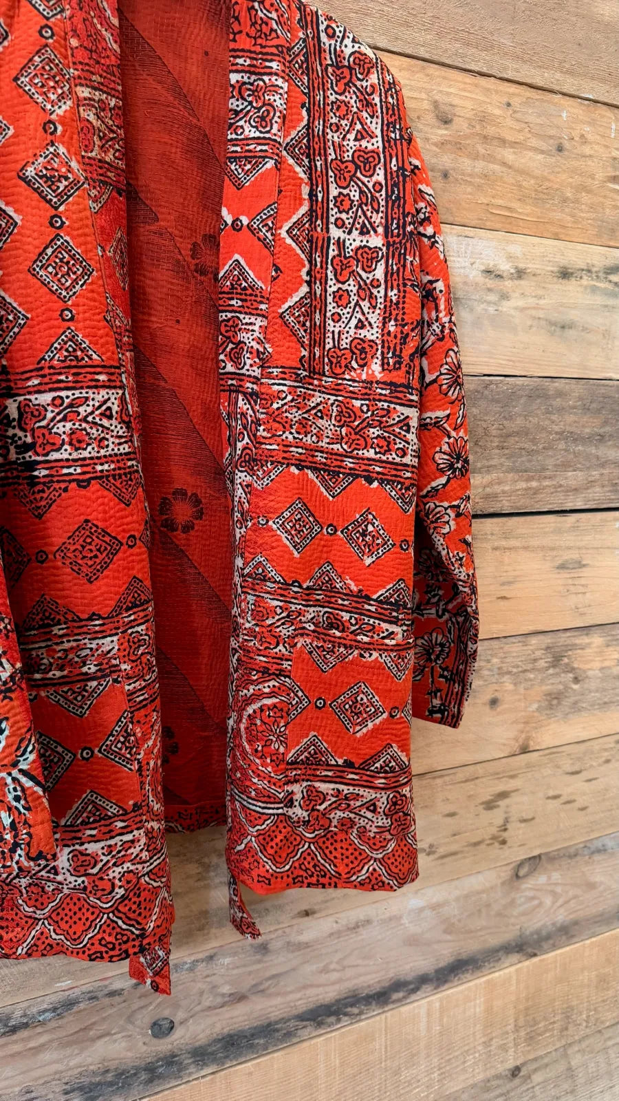 Kantha Kimono Rust