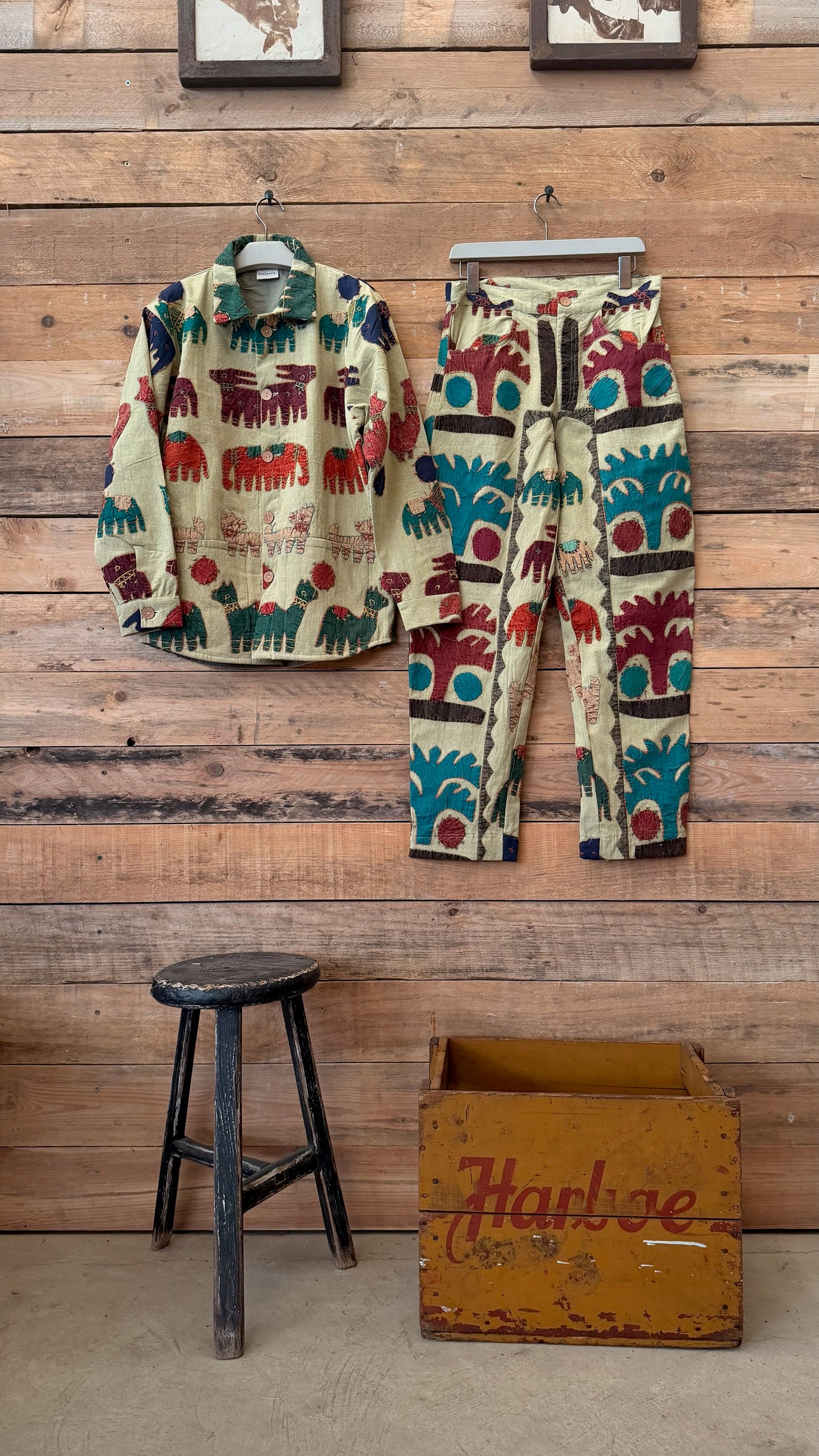 Applique cotton set