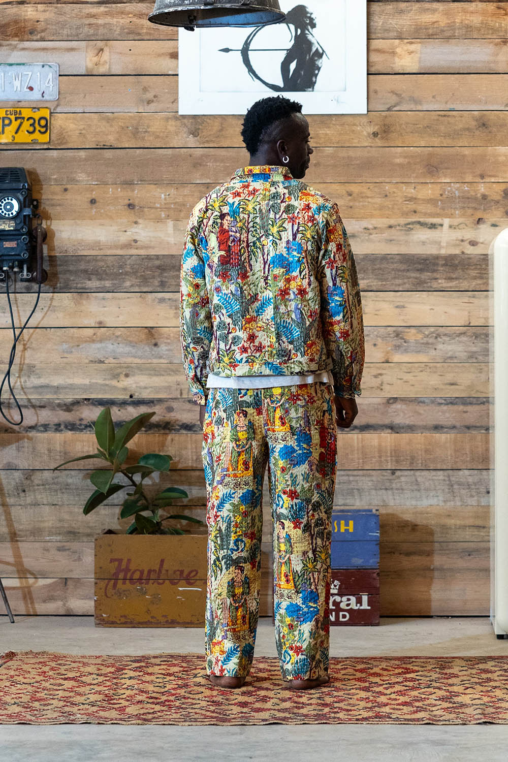 Kantha cotton set Frida Kahlo