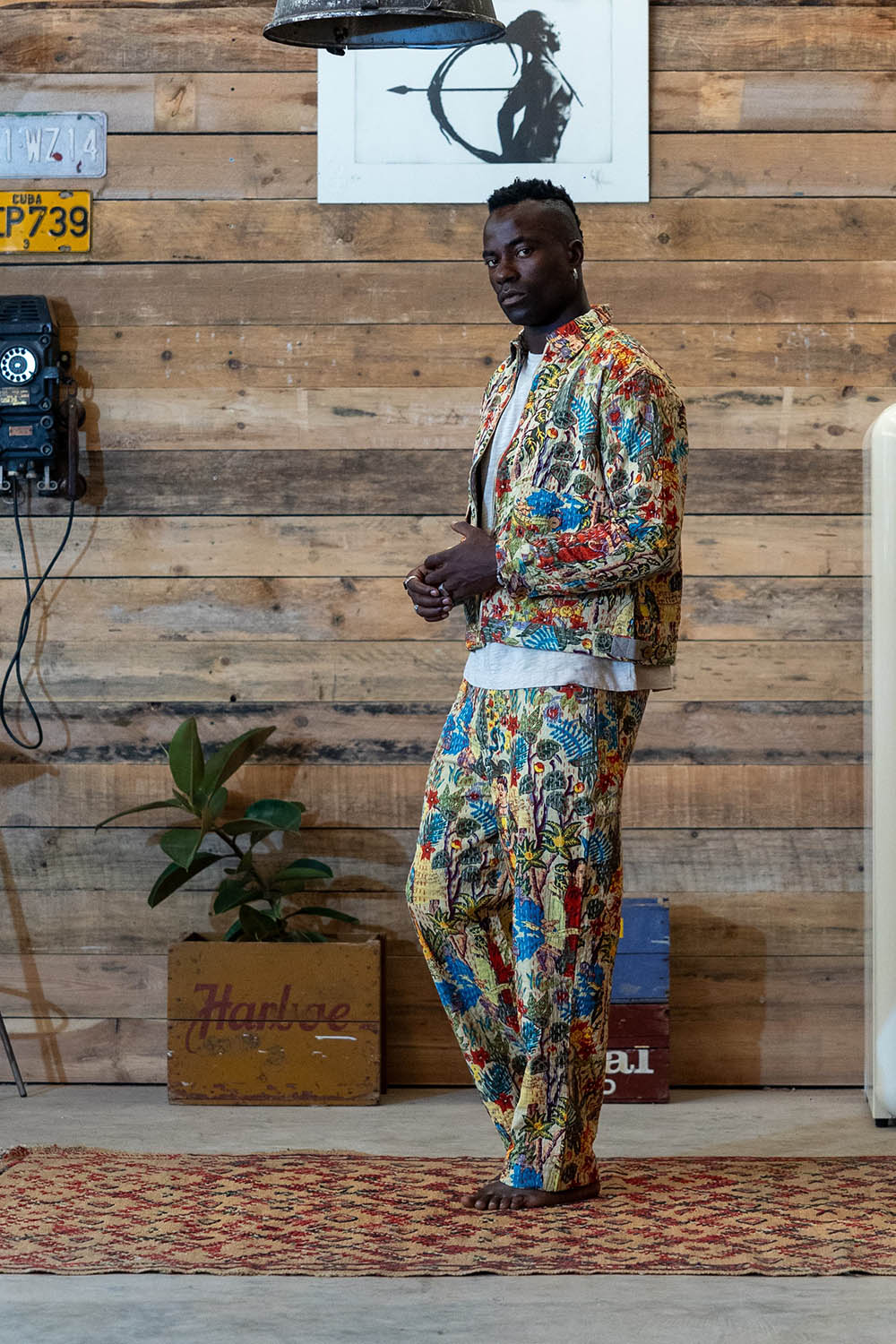 Kantha cotton set Frida Kahlo
